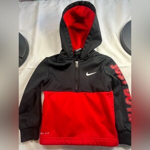 Nike Kids Black and Red Dri-FIT Hoodie and Sweat Pants